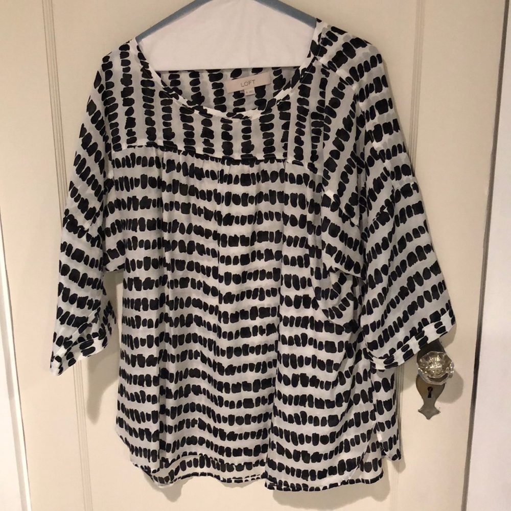 Loft sheer blouse XL